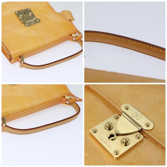 LOUIS VUITTON Vernis Spring Street Hand Bag Marshmallow Pink M91033 Auth 80345 - Picture 16 of 16